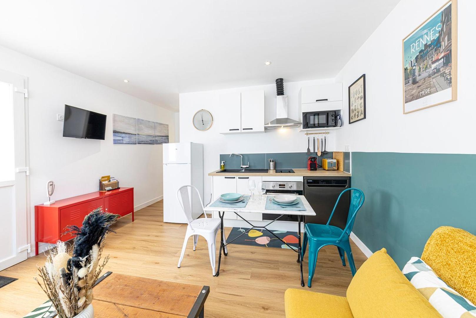 L'Anthracite, Apartement Renove, Tout Confort Saint-Jacques-de-la-Lande Eksteriør billede